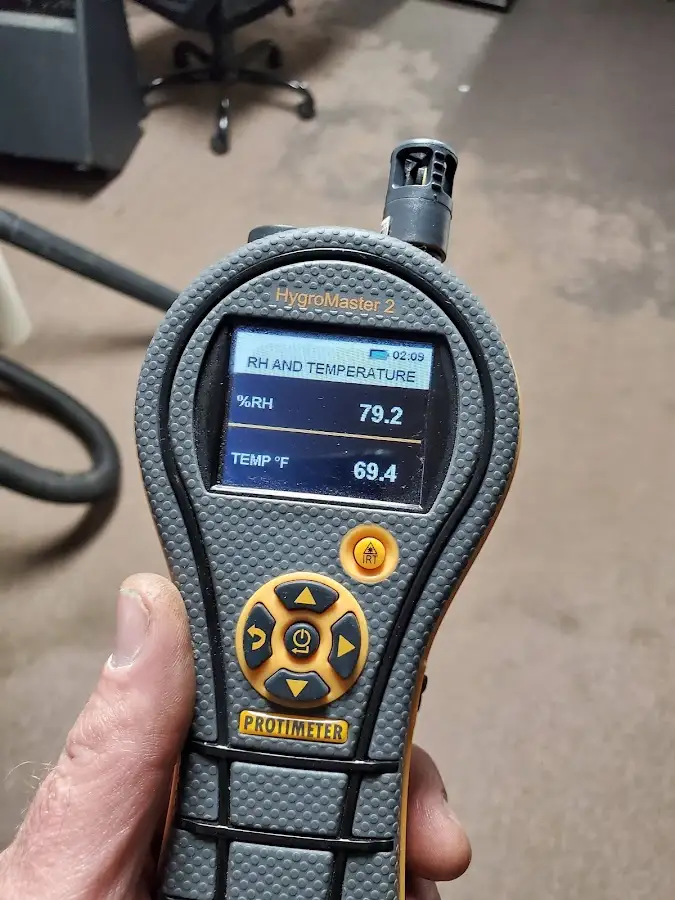 Moisture meter humidity assessment for Fire & Smoke Damage Restoration in Kings Point
